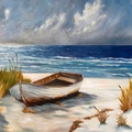 Quiet Escape (Boat on the Beach)