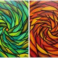 Colorful Spirals Series 1