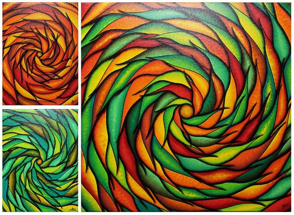 Colorful Spirals Series 2