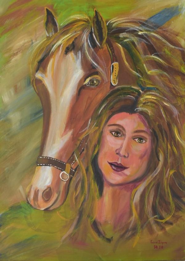 The Girl With The Horse
