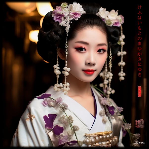 Japanese Maiko RJ0119 Girl Geisha Geiko Portrait Photography