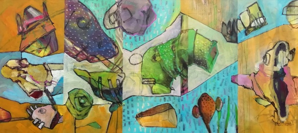 Abstract fragments 6