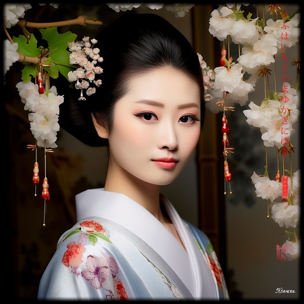 Japanese Maiko RJ0130 Girl Geisha Geiko Portrait Photography