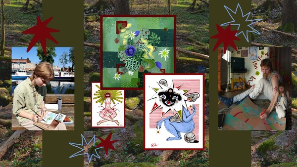  Me and my art