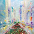 Spring After Rain on Michigan Avenue