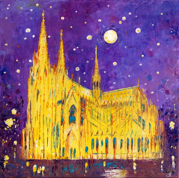 Cologne Cathedral and Sky Full Of Stars